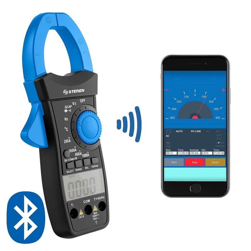 Multímetro De Gancho Profesional Bluetooth | Mul-115 