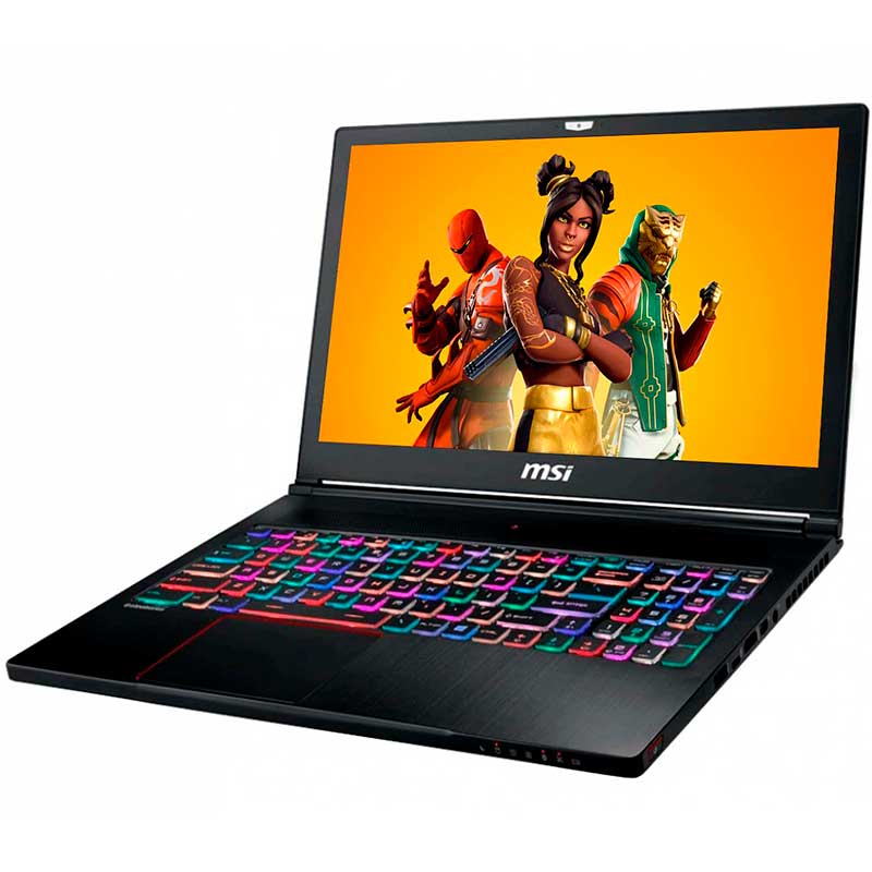 Laptop Gamer MSI GS63 STEALTH I7 8750H 16GB SSD 128GB 1TB GTX 1060 6GB 15.6 Win 10 8RE-033MX 