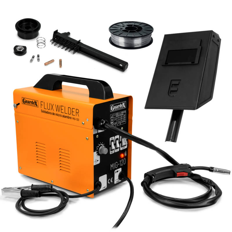 Maquina de Soldar MIG-120 Microalambre 110V Sin Gas Compacta