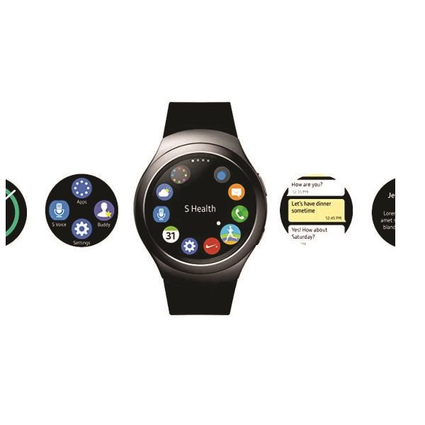 Reloj Smartwach Samsung Gear S2 Bluetooth, WiFi, Contador de Pasos, Notificaciones Apps