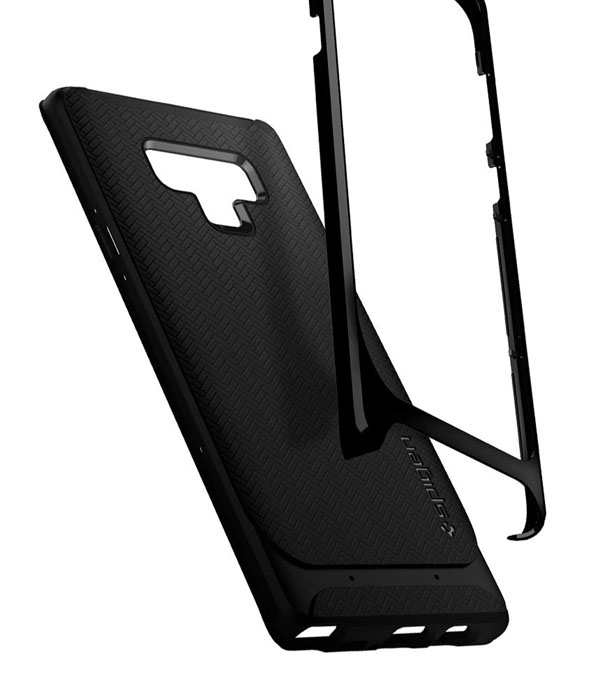 Funda Galaxy Note 9 Neo Hybrid Negro Brillante