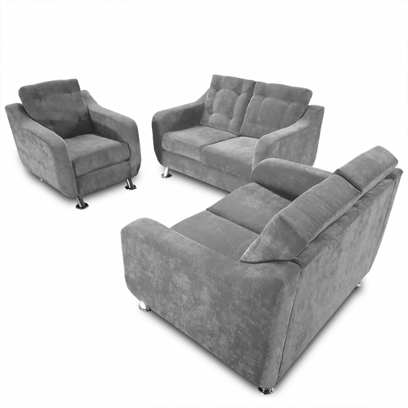 Sillon City Velvet Gris Maderian// ENTREGA A CDMX Y ZONA METROPOLITANA.