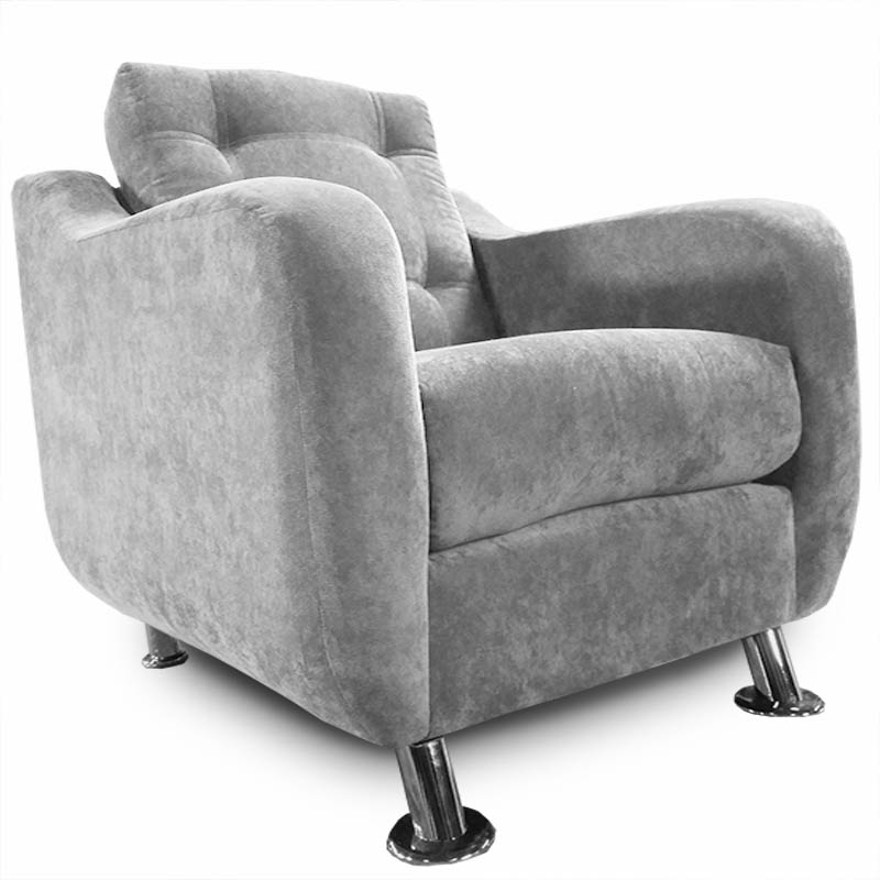 Sillon City Velvet Gris Maderian// ENTREGA A CDMX Y ZONA METROPOLITANA.