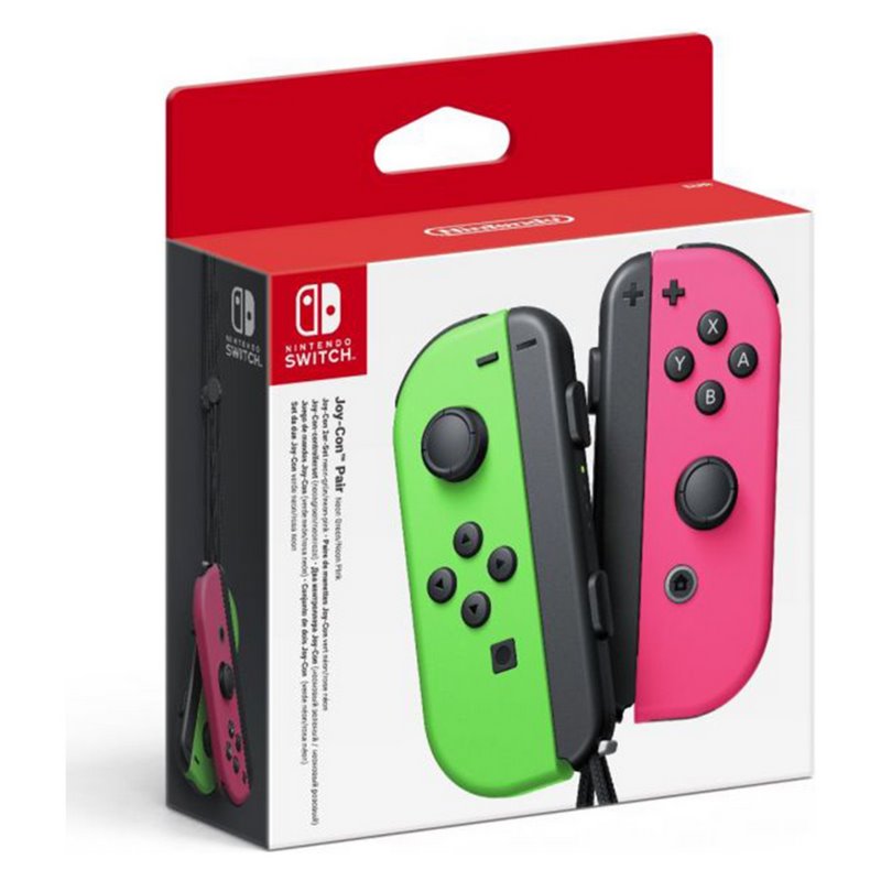 Nintendo Joy-Con (L/R) - Neon Pink / Neon Green for Nintendo Switch