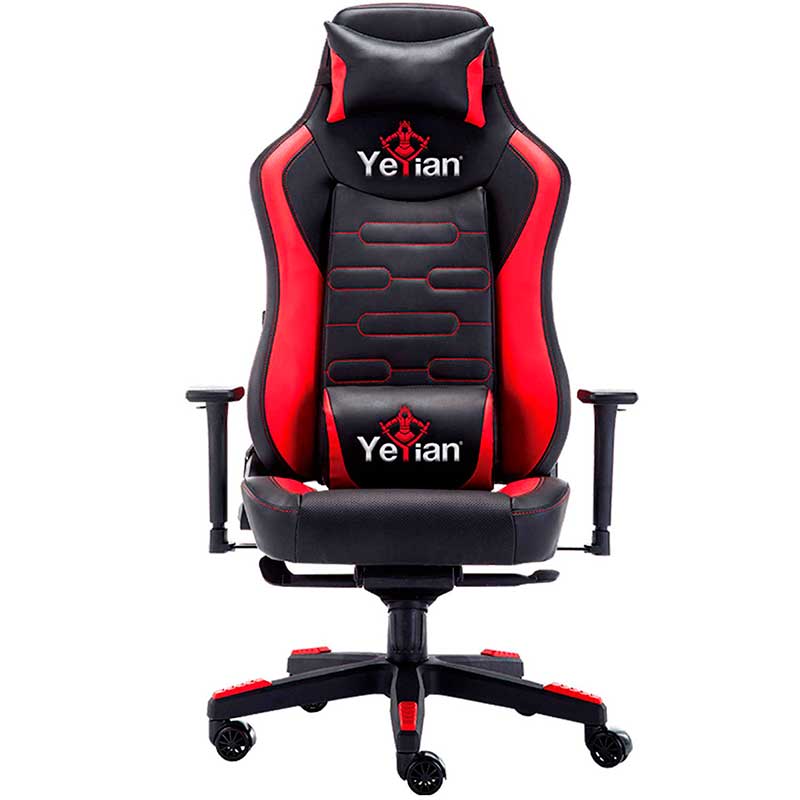 Silla Gamer Yeyian Fury Reclinable 3D Negro-Rojo Yar-950R