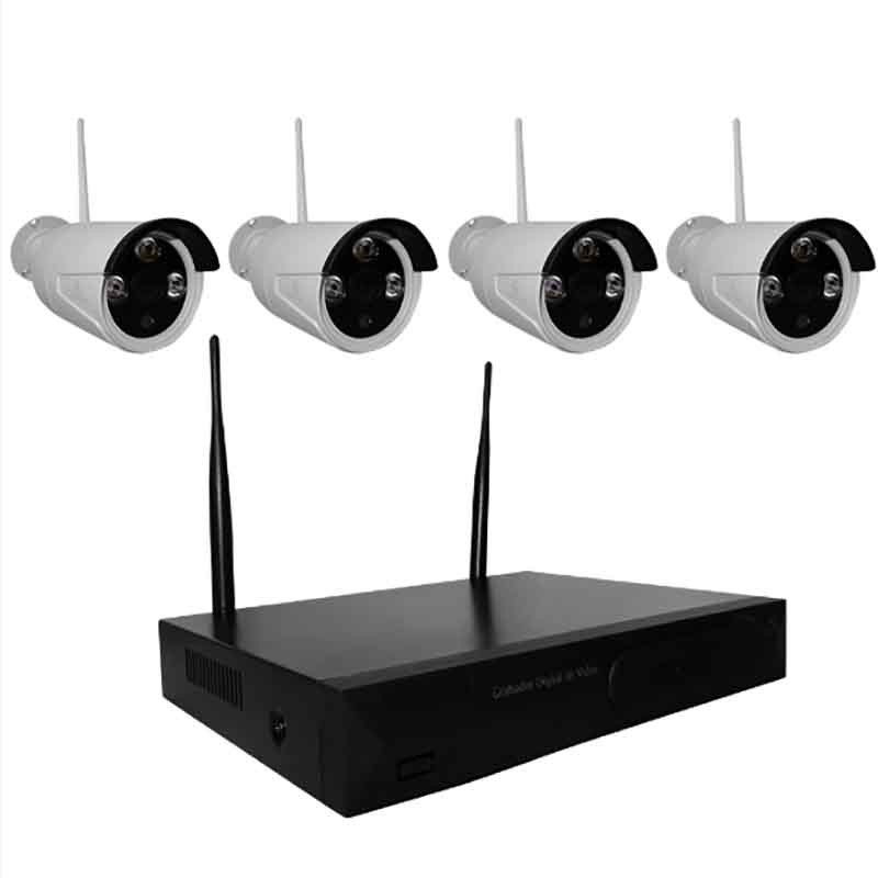Kit Camaras Seguridad Inalambricas Cctv Wifi Ultra Hd 5 Mp