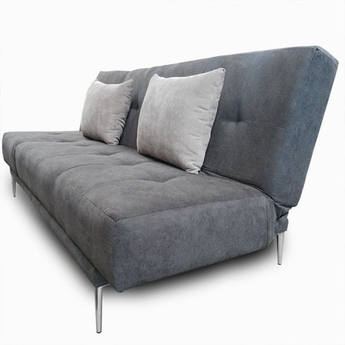 Sofa cama Italia  sofa chaise y cama tela Gris Plomo + 2 cojines regalo // ENTREGA A CDMX Y ZONA METROPOLITANA.