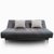 Sofa cama Italia  sofa chaise y cama tela Gris Plomo + 2 cojines regalo // ENTREGA A CDMX Y ZONA METROPOLITANA.