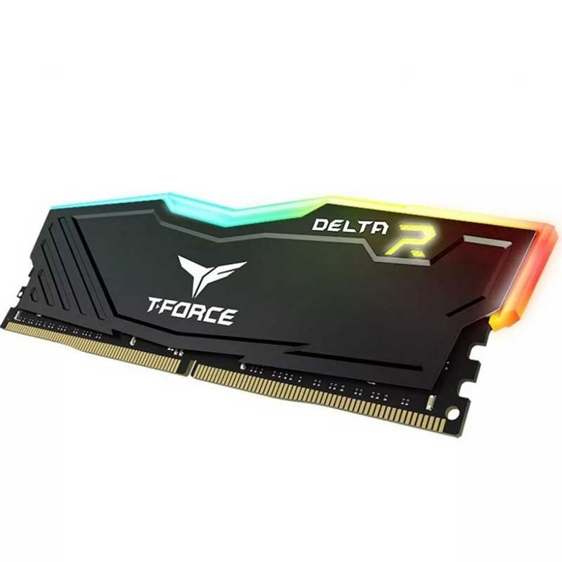 Memoria RAM DDR4 8GB 3000Mhz TEAMGROUP T-FORCE DELTA RGB TF3D48G3000HC16C01