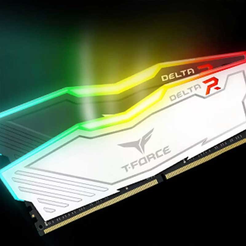 Memoria RAM DDR4 8GB 3000MHz TEAMGROUP T-FORCE DELTA RGB TF4D48G3000HC16C01 