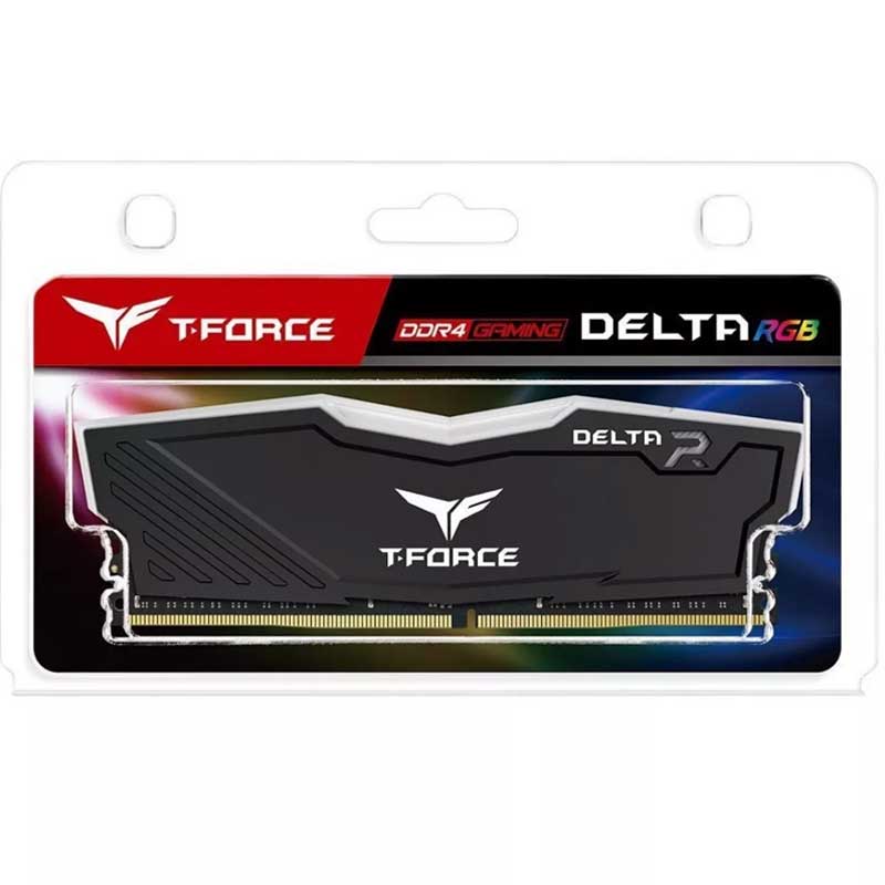 Memoria RAM DDR4 8GB 3000Mhz TEAMGROUP T-FORCE DELTA RGB TF3D48G3000HC16C01