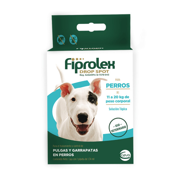 Fiprolex Pipeta Antipulgas Para Perros De 11-20 Kg 1 Pipeta