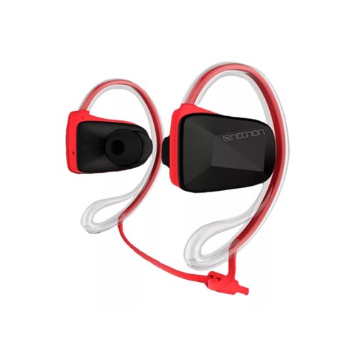 Audifonos Sport Bluetooth Manos Libres Nbe-01 Rojos