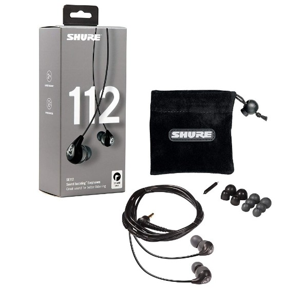 Audífonos In-Ear  Shure SE112 Aislantes de Sonido Gris