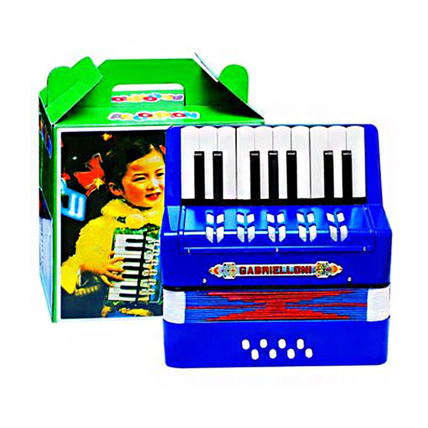 Acordeón Profesional Infantil 17 Teclas-8 Botones Acordes De Agudos