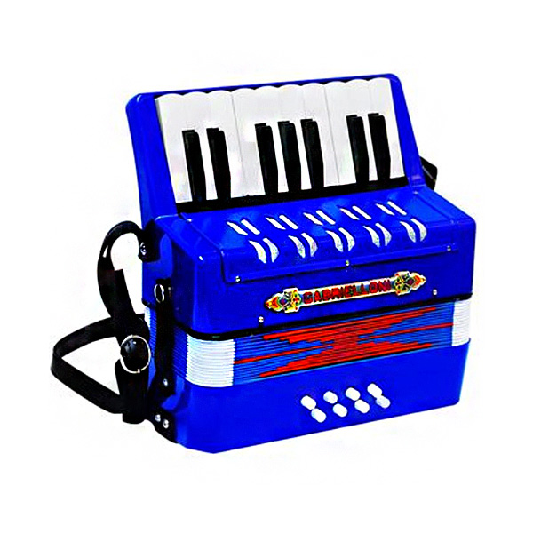 Acordeón Profesional Infantil 17 Teclas-8 Botones Acordes De Agudos