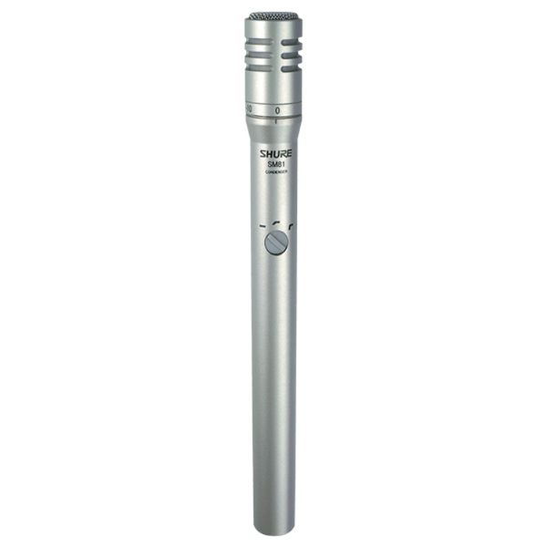 Microfono Instrumentos Shure SM81-LC Con Parabrisas Sin cable
