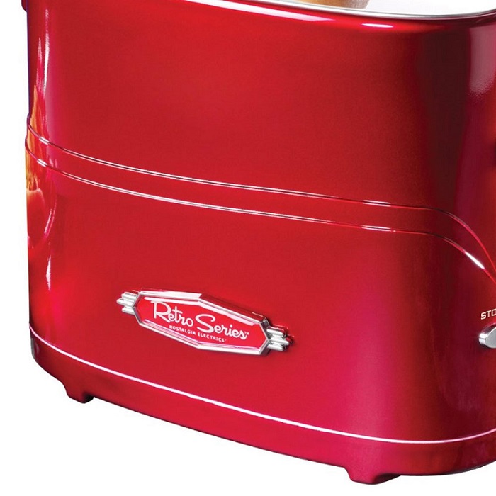 Máquina de Hot Dogs Nostalgia HDT600RETRORED Diseño Retro Rojo
