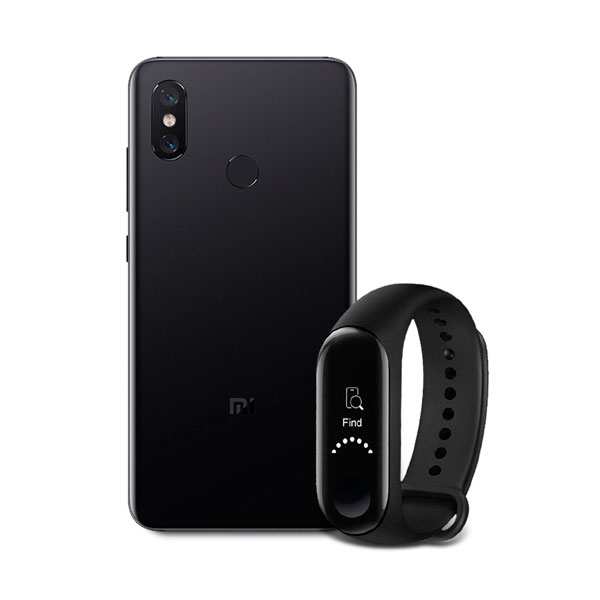 XIAOMI MI 8 4GB 64GB NEGRO DS+MI BAND 3 NEGRO