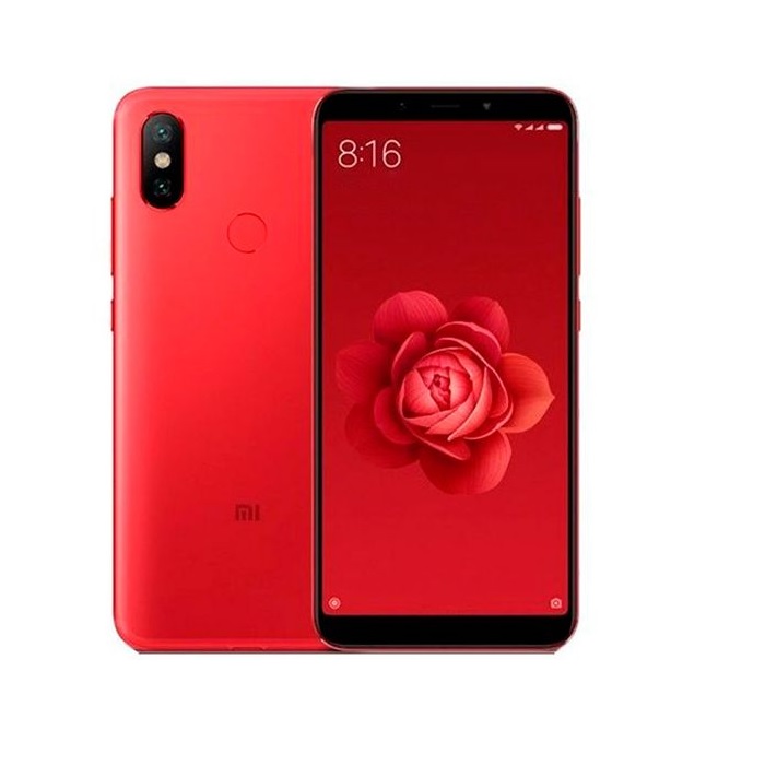 Celular Xiaomi Mi A2 64GB 4GB RAM 5.9 pulgadas DUAL SIM 12MP Original Nuevo Desbloqueado ROJO