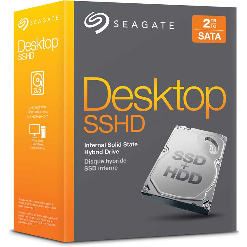 Disco Duro Híbrido Sshd 2tb Ssd 8gb Seagate Sata 7200 Rpm