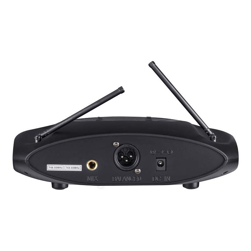 Sistema Profesional 2 Micrófonos Inalámbricos Uhf Recargable Steren