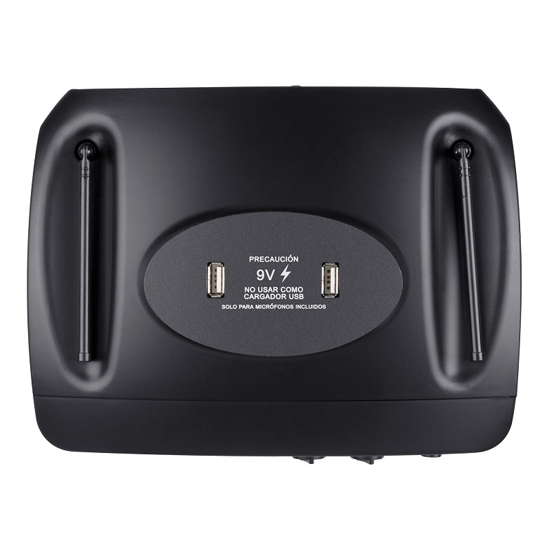 Sistema Profesional 2 Micrófonos Inalámbricos Uhf Recargable Steren