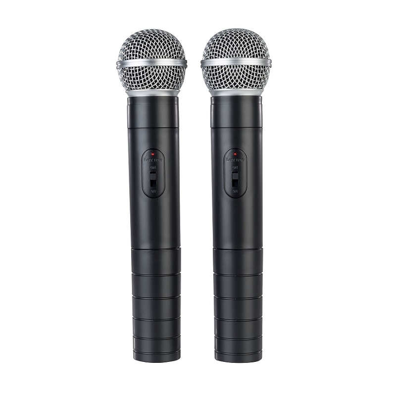 Sistema De 2 Micrófonos Inalámbricos Vhf Steren