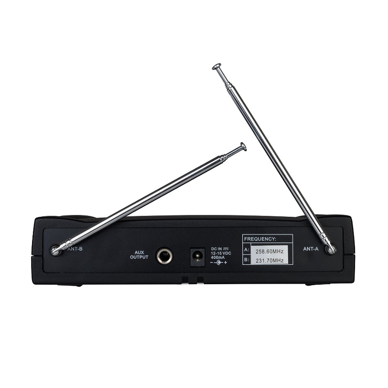 Sistema De 2 Micrófonos Inalámbricos Vhf Steren