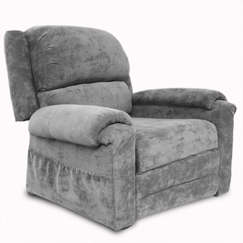 Reclinable Reposet Astro Velvet Gris Maderian//ENTREGA A CDMX Y ZONA METROPOLITANA.