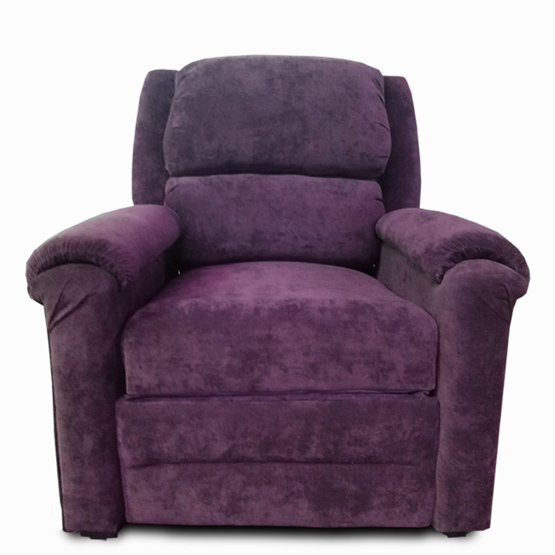 Reclinable Reposet Astro Velvet Morado Maderian//ENTREGA A CDMX Y ZONA METROPOLITANA.