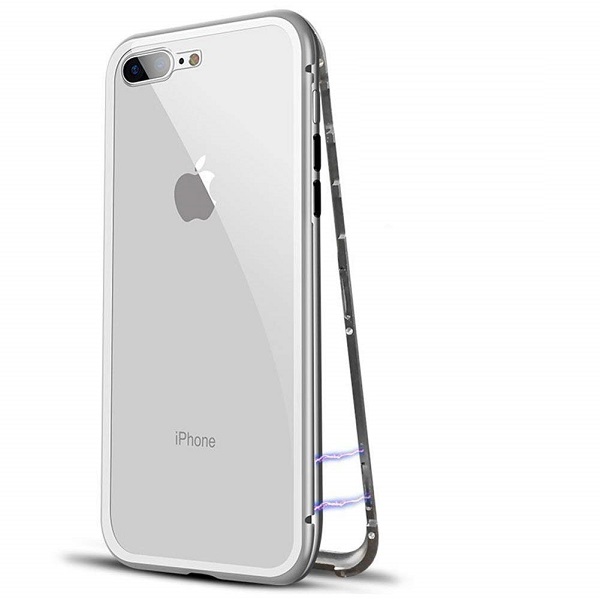 Iphone 8 Plus kit funda magnetica y cristal templado