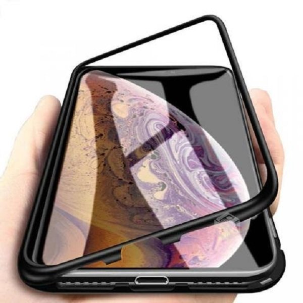 Iphone X kit funda magnética y cristal templado