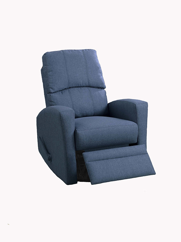 Sillon Reclinable Giratorio color Lino Marino CSF1532 POUNDEX