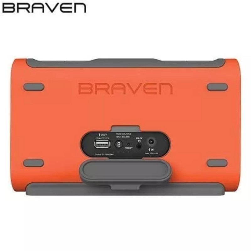 Braven Bocina Portatil Bluetooth Y Power Bank Contra Agua 