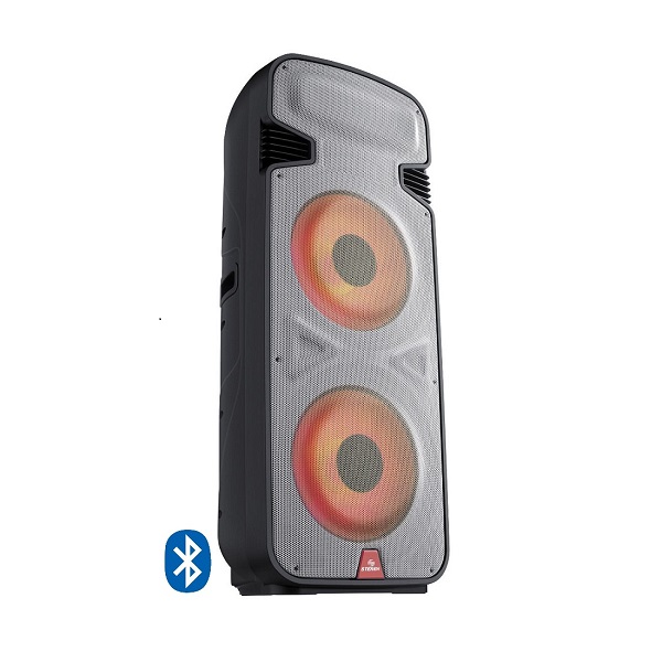 BAFLE PROFESIONAL BLUETOOTH DOBLE LUZ LED 6000W Steren