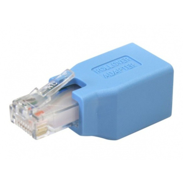 ADAPTADOR ROLLOVER CONSOLA CISCO DE CABLE RJ45 MACHO A HEMBRA