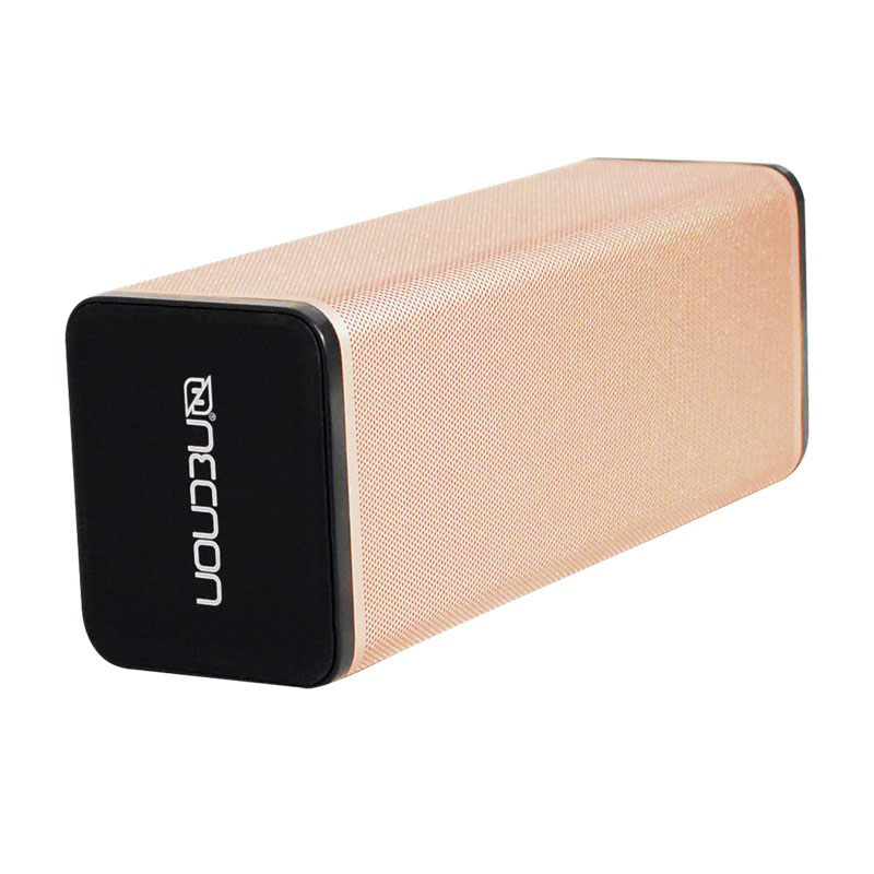 Bocina Portatil Bluetooth Recargable 4hr Usb Nb-01 Necnon Dorado