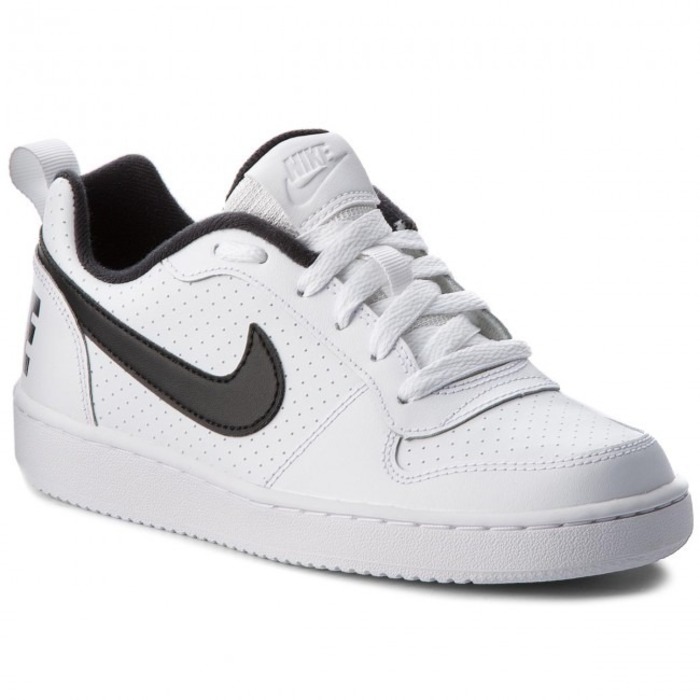Tenis Nike Court Borough Low Blanco/Negro - 839985 101