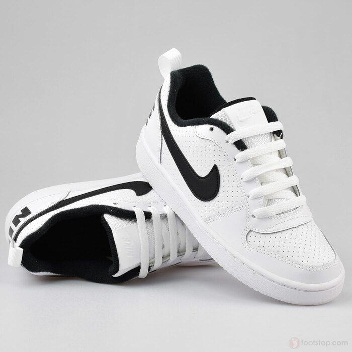 Tenis Nike Court Borough Low Blanco/Negro - 839985 101