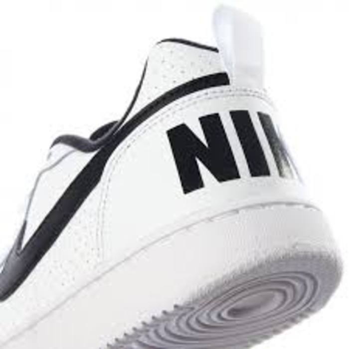 Tenis Nike Court Borough Low Blanco/Negro - 839985 101