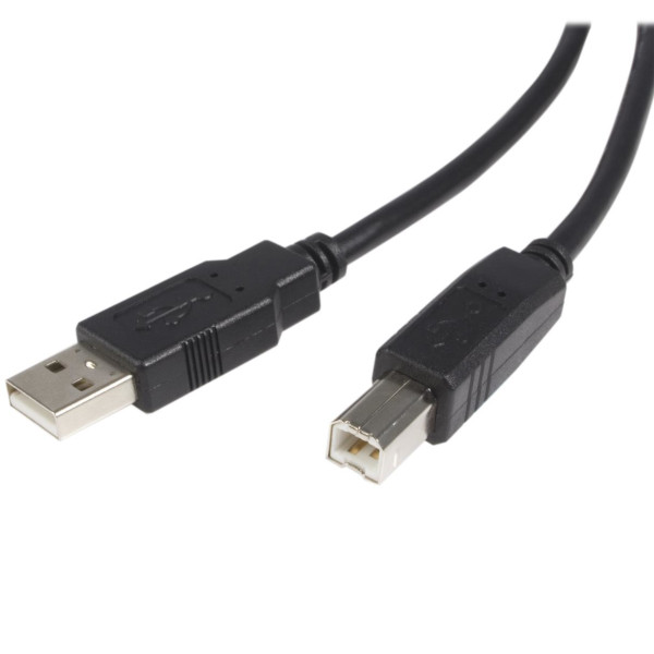 CABLE USB 2.0 CERTIFICADO 3M A MACHO A B MACHO PARA IMPRESORA