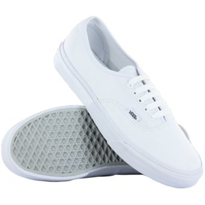 Tenis Vans Authentic True White Nuevo Vn000ee3w00