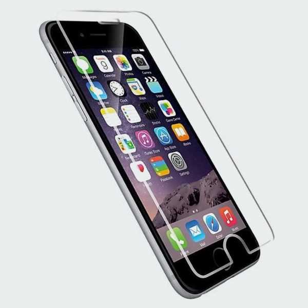  Iphone 8 plus case transparente air cushion  incluye mica de cristal templado 9h 