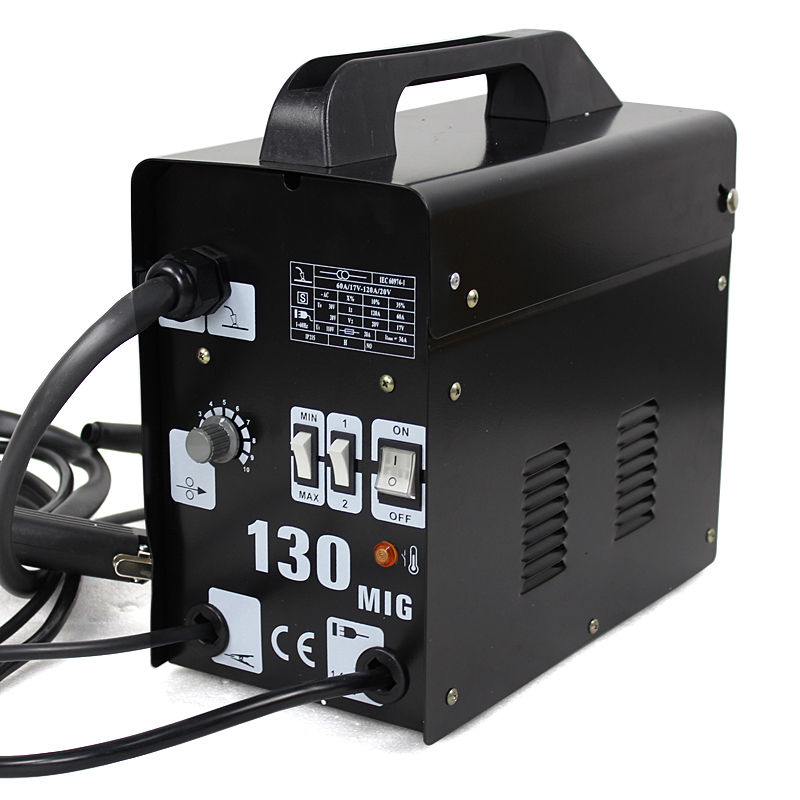Maquina Soldar Microalambre Mig 130a 110v Sin Gas Bk