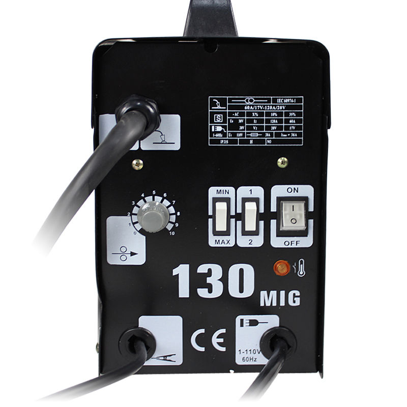 Maquina Soldar Microalambre Mig 130a 110v Sin Gas Bk
