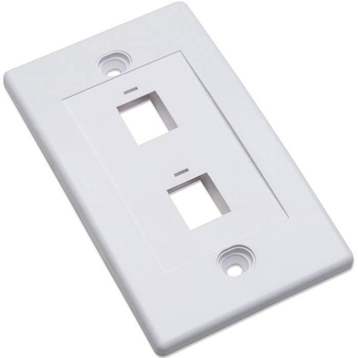 Tapa Para Caja Faceplate Intellinet 2 Salidas 163293