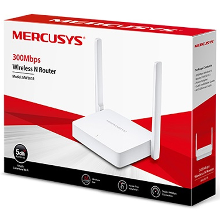 Router Inalambrico Mercusys MW301R 300Mbps 5dBi