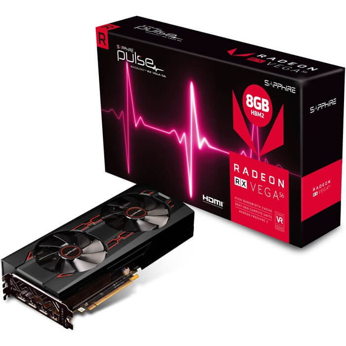 Tarjeta De Video AMD Radeon Sapphire Pulse RX VEGA56 8G HBM2 8GB 11276-02-40G