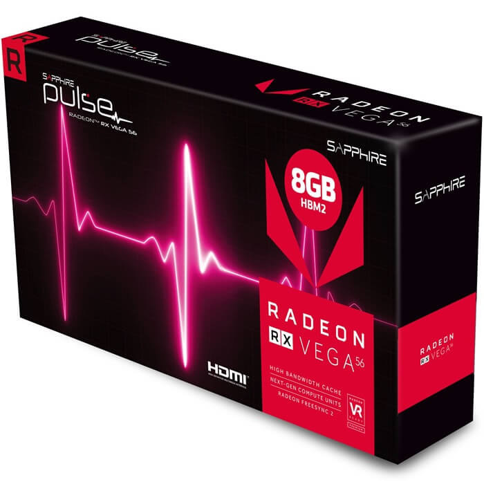 Tarjeta De Video AMD Radeon Sapphire Pulse RX VEGA56 8G HBM2 8GB 11276-02-40G